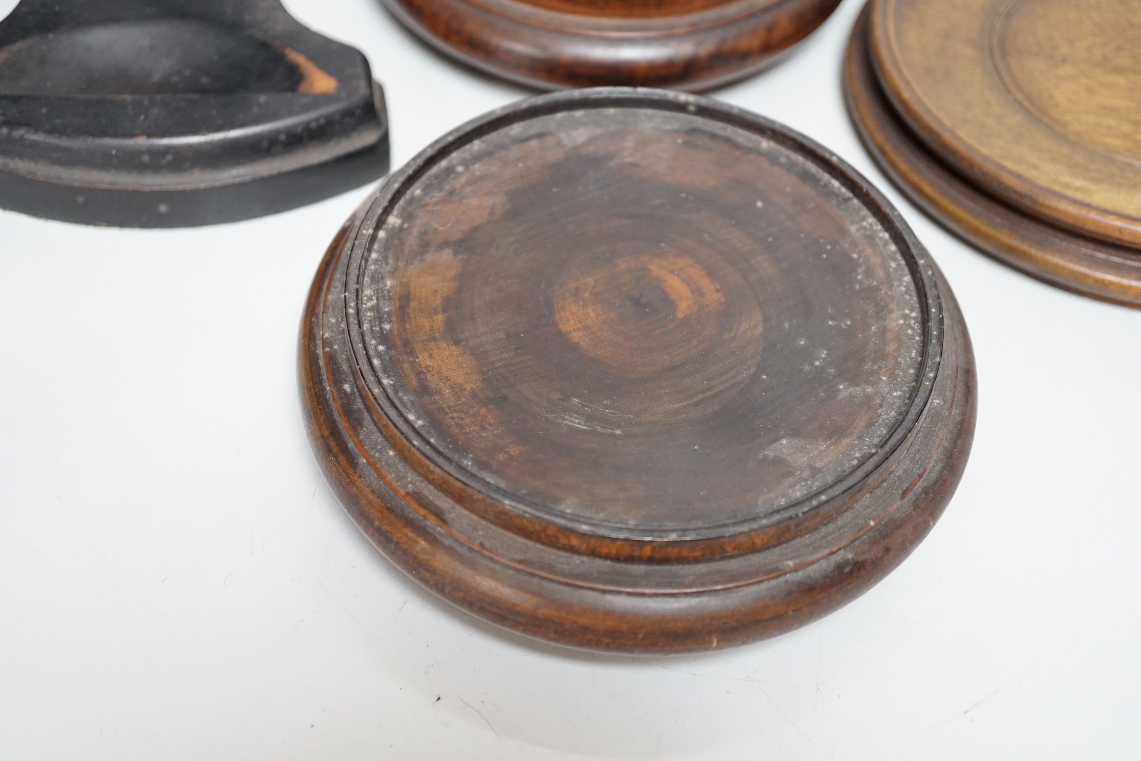 Four Chinese wooden stands